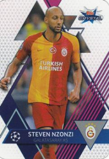 Steven Nzonzi Galatasaray AS 2019/20 Topps Crystal Champions League Base card #96